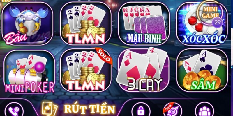 Đa dạng Game bài đổi thưởng tại 68Win