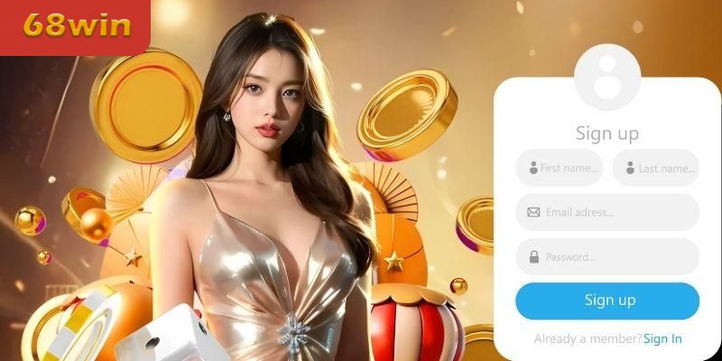 Hướng dẫn 3 bước đăng ký 68Win chi tiết