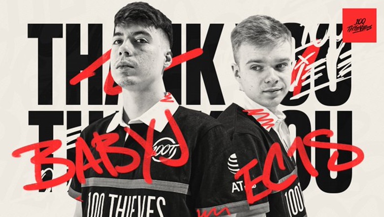 100 thieves 'Golden' BabyJ and EC1S, North American Valorant waves - Photo 1
