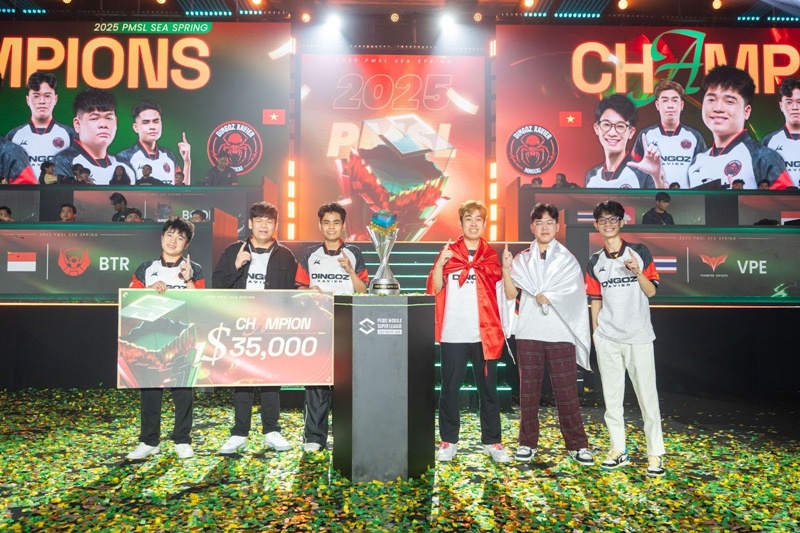 D'Chavier makes Vietnamese electronic sports famous with the second PUBG Mobile Southeast Asia - Photo 3