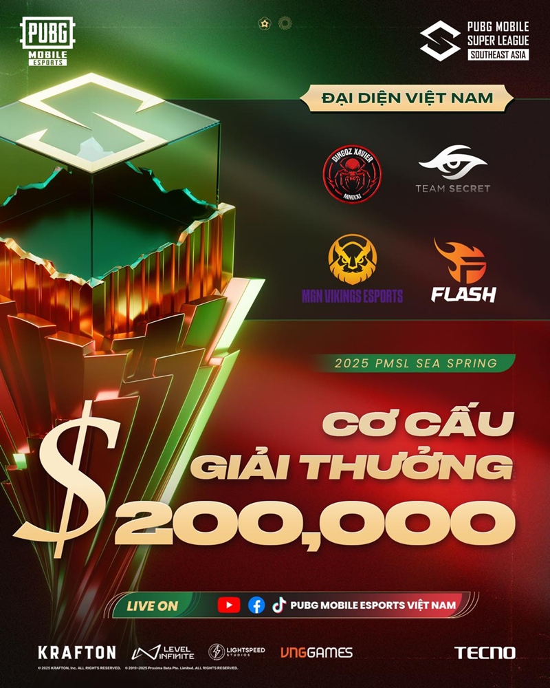 The largest PUBG Mobile tournament in Southeast Asia starts the new season 2025 with spring - Photo 7