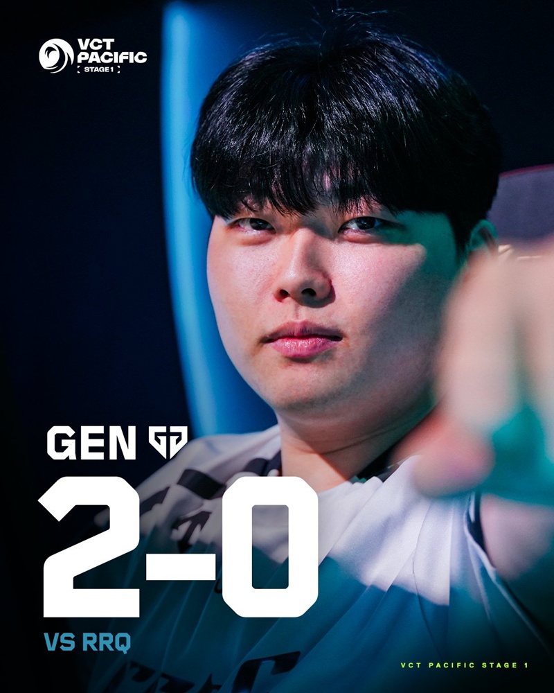 VCT Pacific Stage 1 2025: Paper Rex completed the great backward, geng at the final - Photo 2
