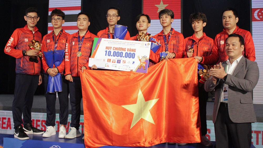 The moment Esports Vietnam won the first gold medal at the 31 SEA Games - Photo 8