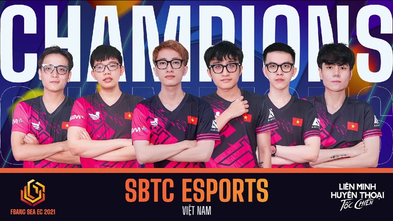 Speed: SBTC Esports Winning Men's Men's team content FBANG SEA EC 2021 - Photo 2