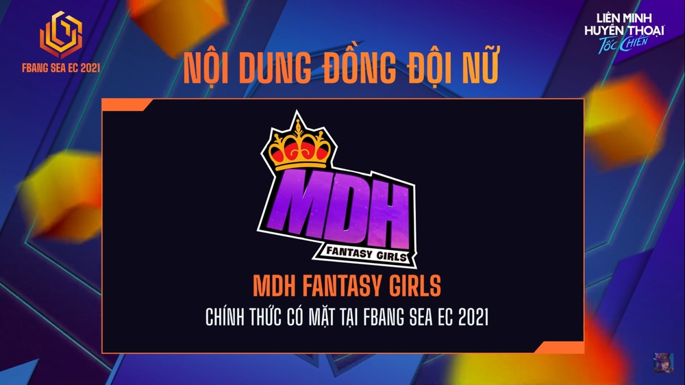 MDH Fantasy Girls won tickets to FBang Sea Esports Championship 2021 - Photo 2