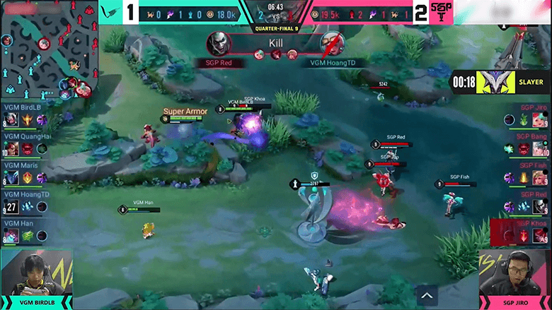 Lien Quan Mobile: SGP vs VGM Black gold bird fell at APL 2022 - Photo 4