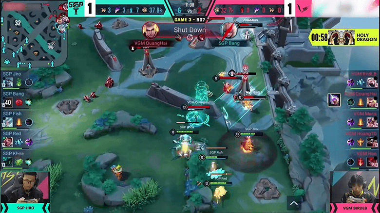 Lien Quan Mobile: SGP vs VGM Black gold bird fell at APL 2022 - Photo 3
