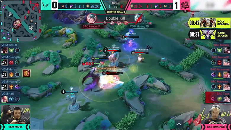 Lien Quan Mobile: VGM vs Bac's battle in the quarterfinals APL 2022 - Photo 4