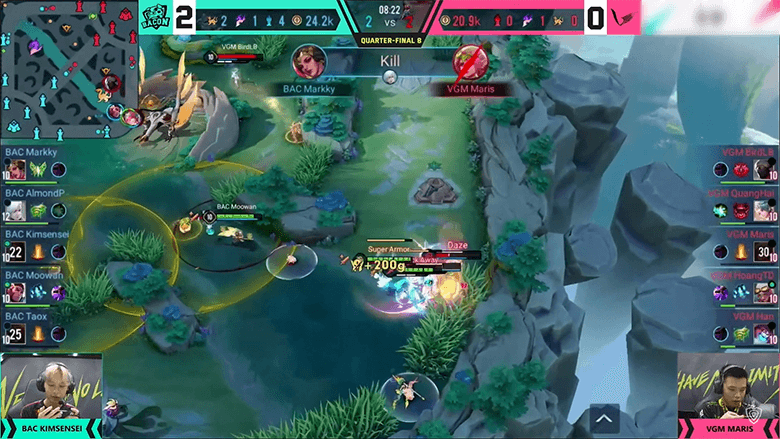 Lien Quan Mobile: VGM vs Bac's battle in the quarterfinals APL 2022 - Photo 5