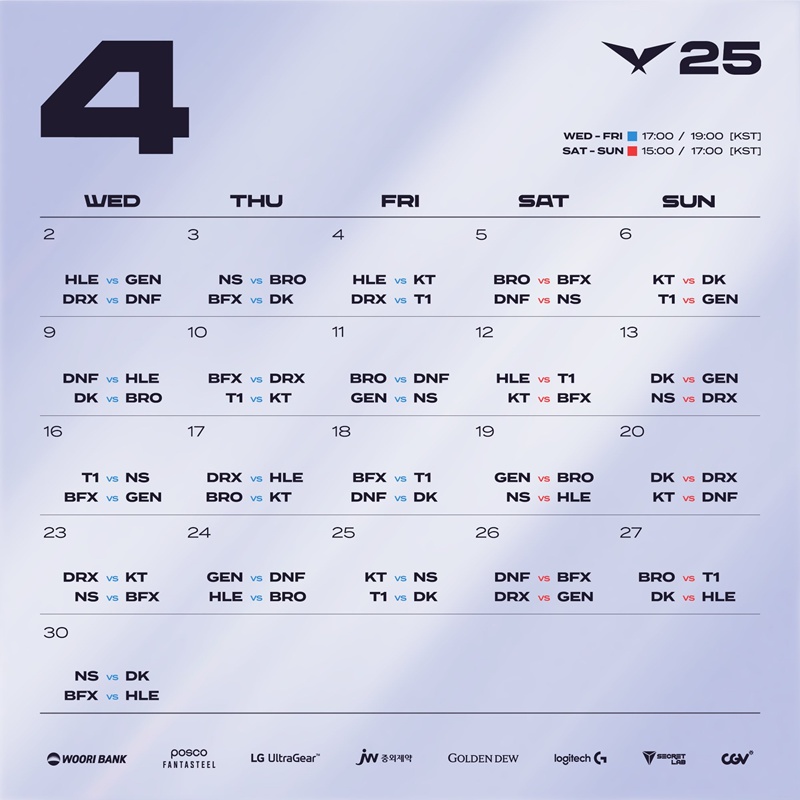 Information about phase 1 LCK 2025 - Photo 2