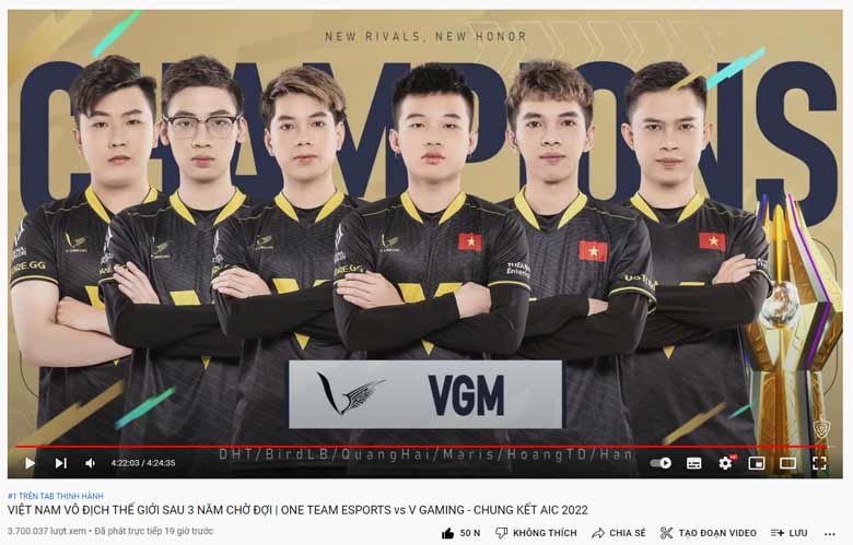 VGM Winning AIC 2022, will the Mobile Union are the spearhead of eSports subjects in Vietnam? - Photo 2
