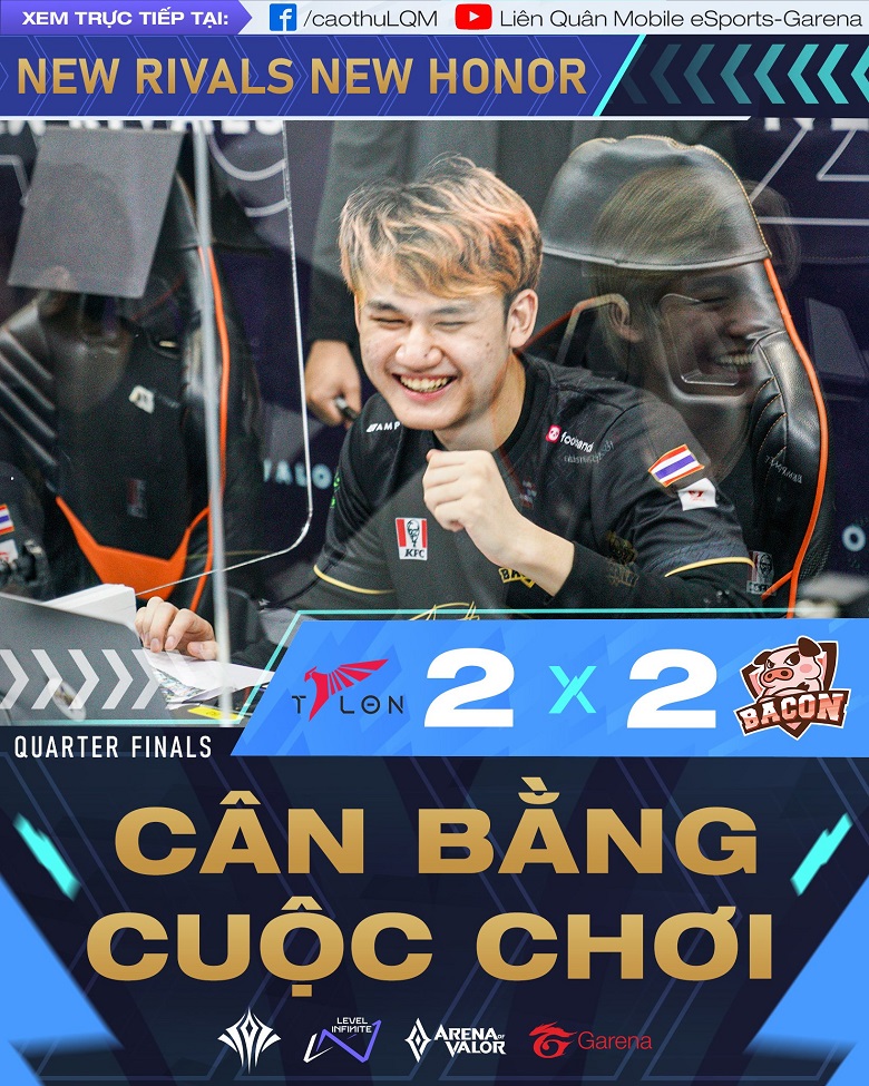 AIC 2022: Losing to weakness, KFC x Talon lost the semi -final ticket to Bacon Time - Photo 1