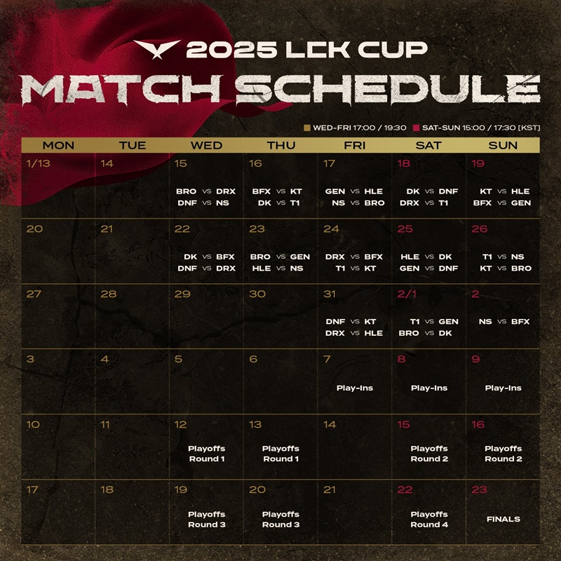 Week 1 Schedule 2025 LCK Cup - Photo 2