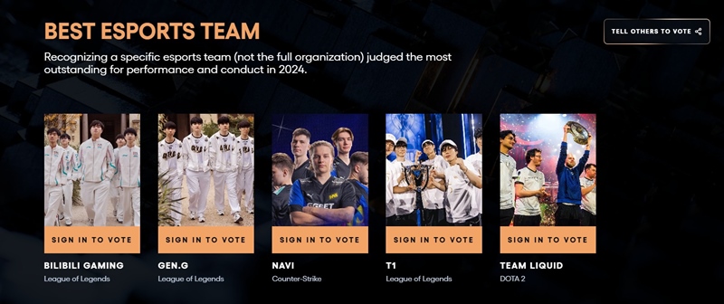 The official nomination of eSports at The Game Award - Photo 4