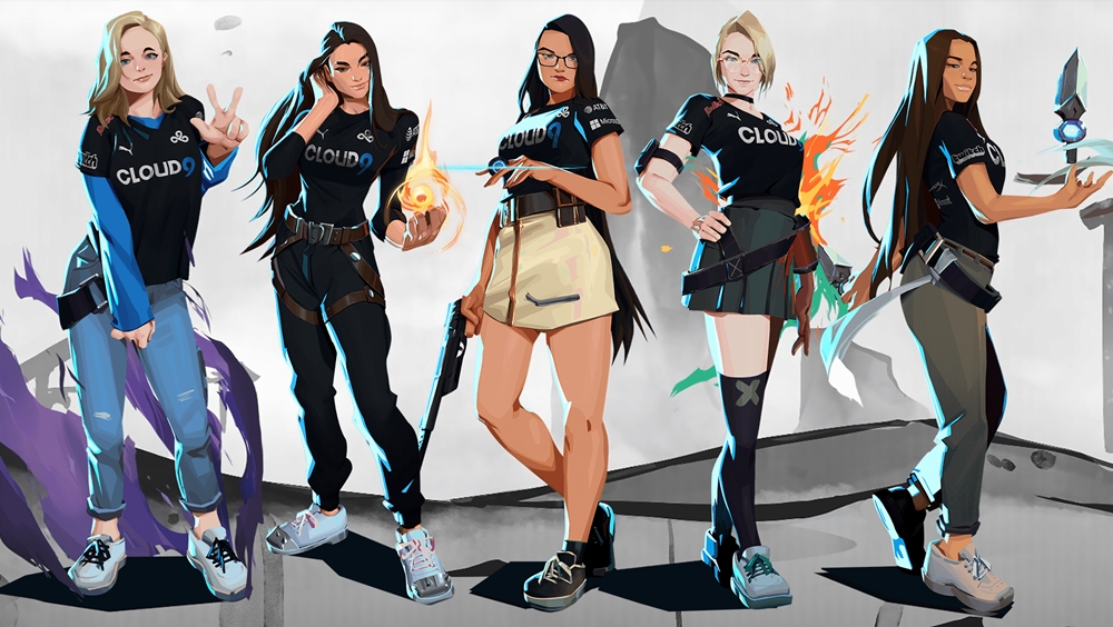 Cloud9 women's team won the fourth consecutive championship at VCT Game Changers North America - Photo 2