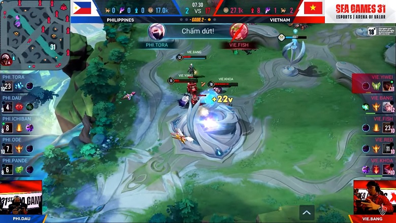 Lien Quan Mobile SEA Games 31: Vietnam Tel only needs more than 7 minutes to win the Philippines - Photo 2