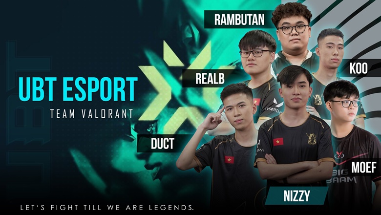 UBT Esports recruits 4 members of Ego Team, officially established a Valorant team - Photo 1