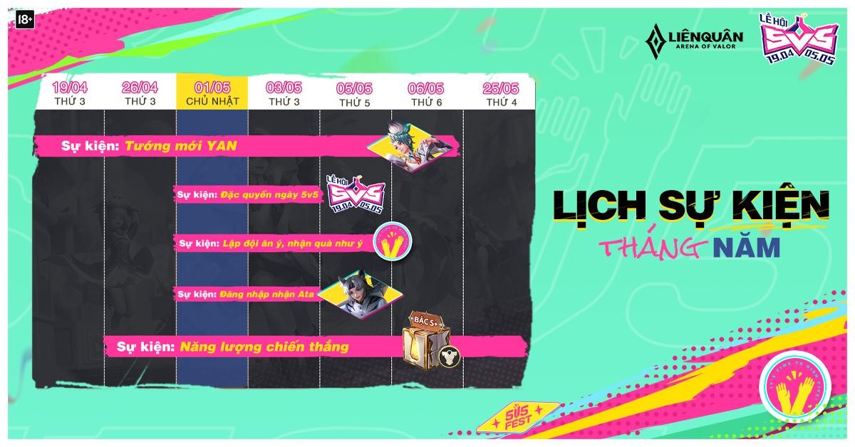 Lien Quan Mobile launches gifts on the occasion of April 30 - May 1 - Photo 3