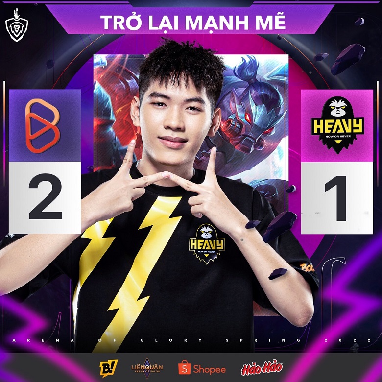 Spring DV 2022: Heavy won unbelievably reverse before the box gaming box, reached the top 3 - Photo 2
