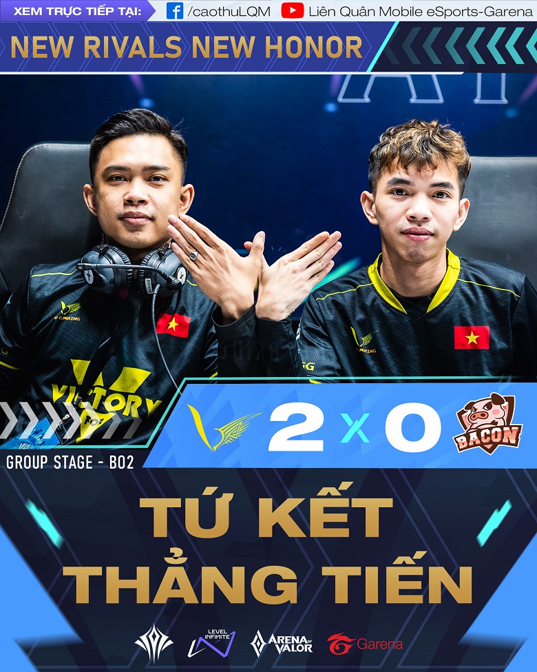 AIC 2022: Destroying Bacon Time, V Gaming won tickets to the quarterfinals - Photo 1
