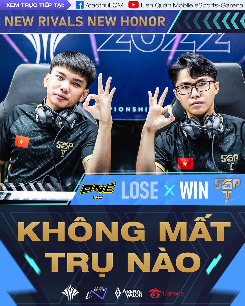 AIC 2022: Fish said again, Saigon Phantom crushed One Team - Photo 1