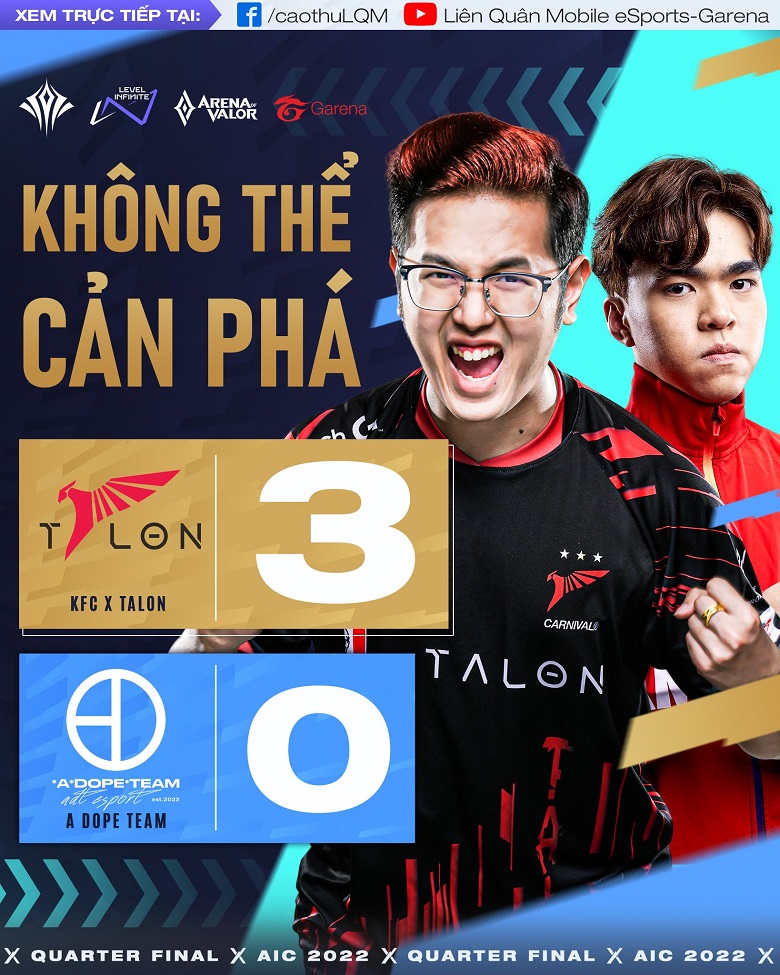 AIC 2022: KFC x Talon 'Quick, Destroy' A Dope Team - Photo 1