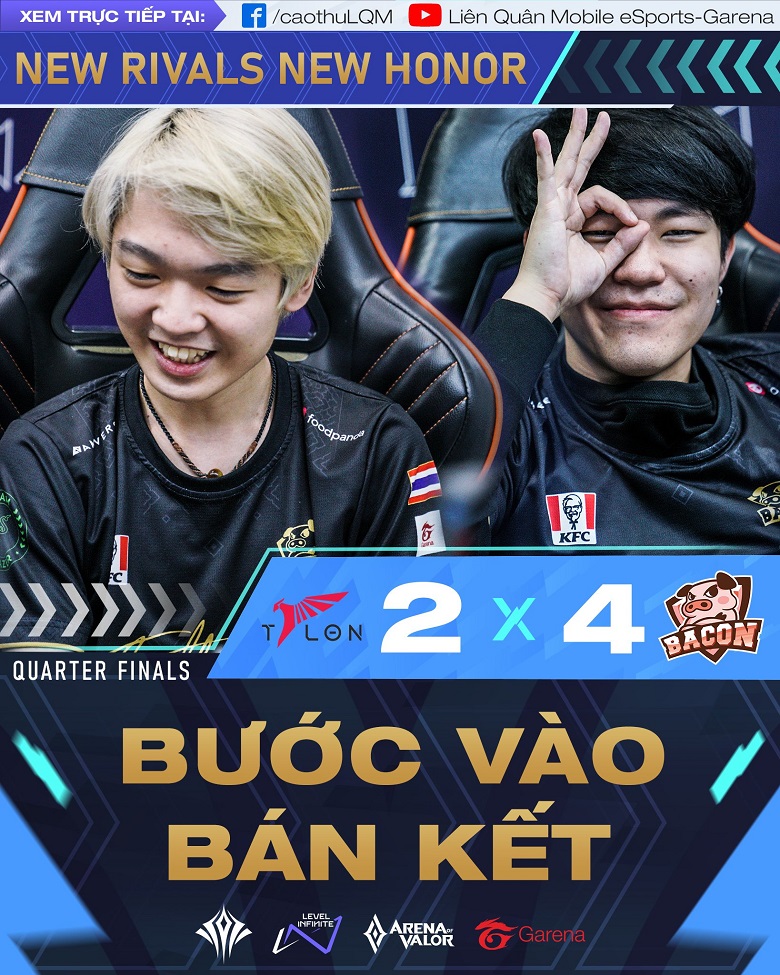 AIC 2022: Losing to weakness, KFC x Talon lost the semi -final ticket to Bacon Time - Photo 2