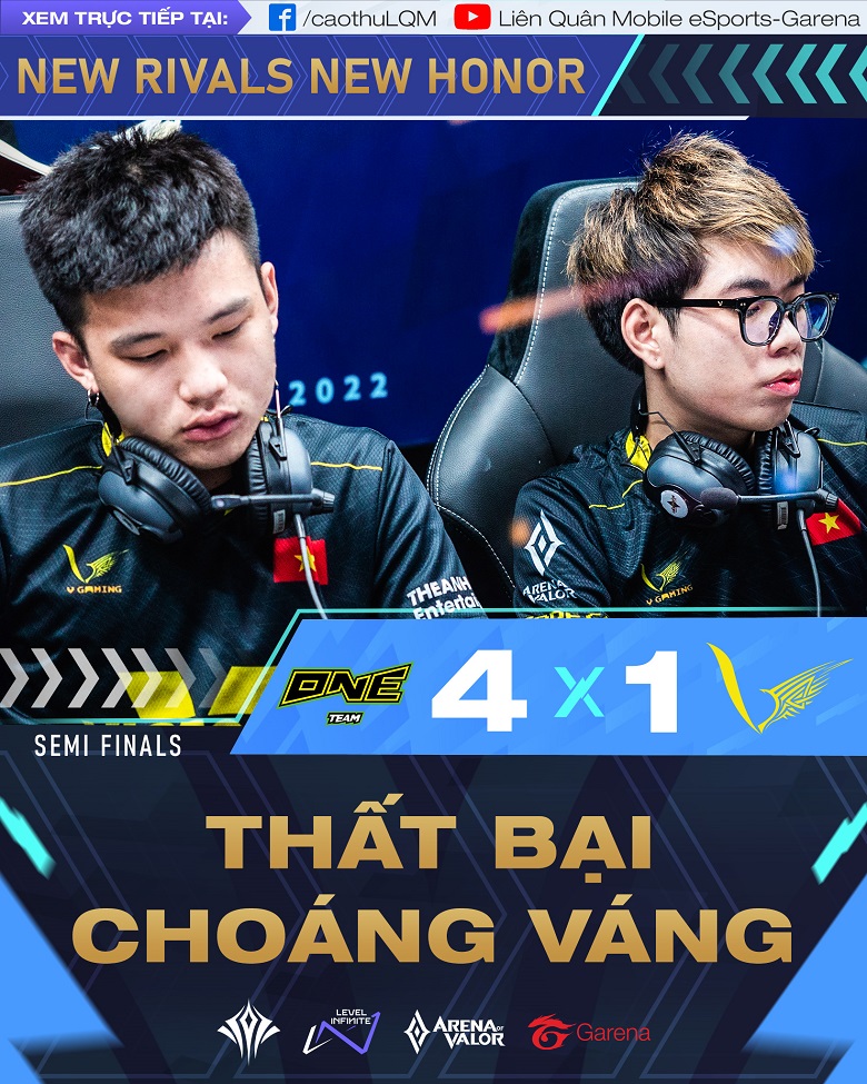 AIC 2022: Receiving broken defeat, v gaming looks one team in the final - Photo 2