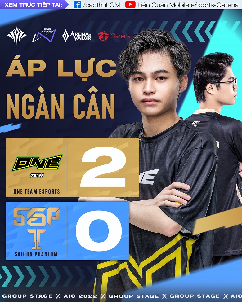 AIC 2022: Saigon Phantom loses white one team, pushing itself in a difficult position - Photo 1