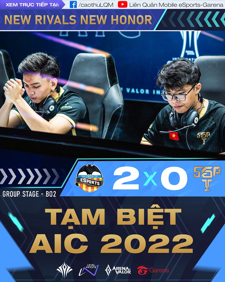 AIC 2022: Damage to Valencia, Saigon Phantom officially stopped - Photo 1