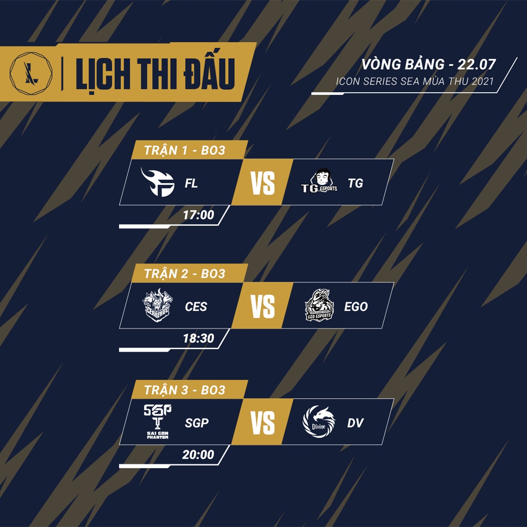Directly Icon Series Sea autumn 2021 Week 2: Team Flash vs Tg Esports, SGP vs Divine - Photo 1