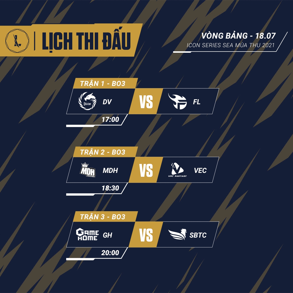 Directly Icon Series SEA autumn 2021 Week 1: Divine vs Team Flash, GameHome vs SBTC Esports - Photo 1