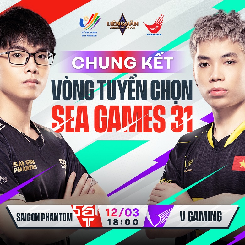 Directly selected SEA Games 31 Lien Quan Mobile on March 12: SGP vs VGM - Photo 1