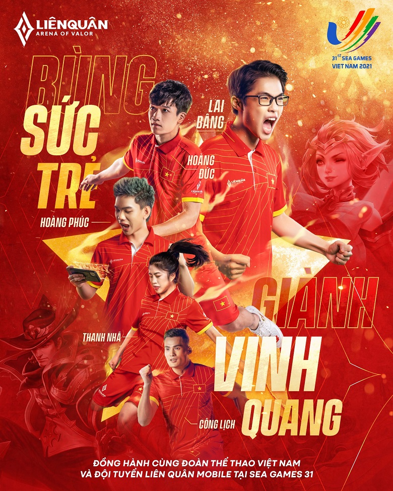 Lien Lien Mobile released a trailer with the poster for the SEA Games 31 - Photo 1