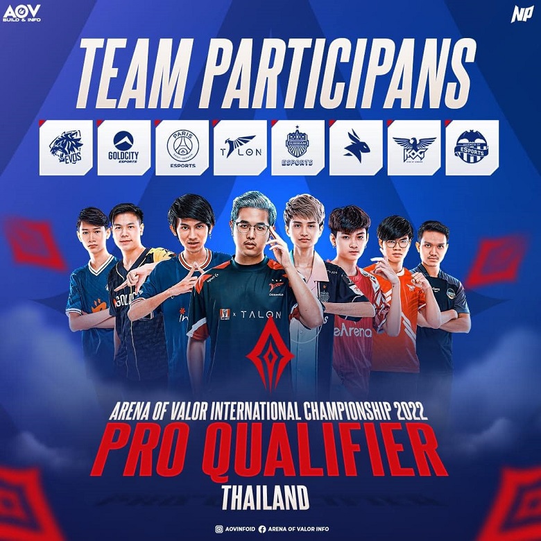 Lien Quan Mobile: Thailand organized the AIC Selection round 2022, 8 teams of painting 1 - Photo 2