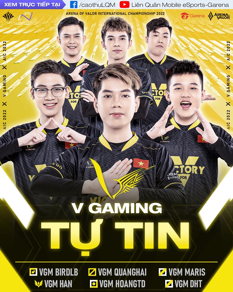 Lien Quan Mobile: The V Gaming squad attended AIC 2022 - Photo 1
