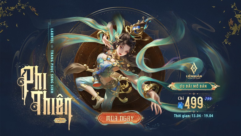Lien Quan Mobile: Lauriel Phi Thien's outfit in collaboration with Vuong Vuong Vinh Dieu - Photo 2