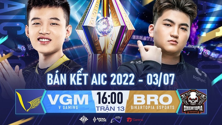 Direct AIC 2022 on July 3: VGM vs Bro - Photo 1