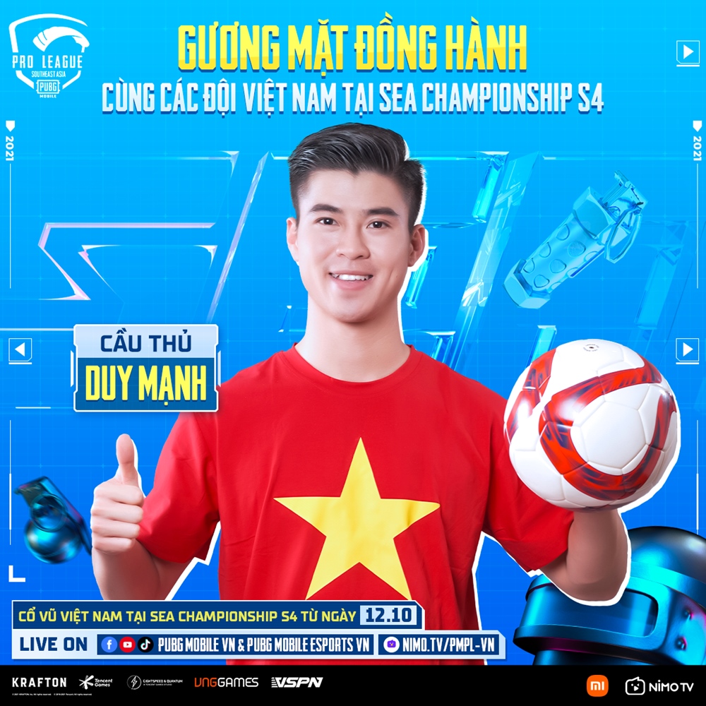 Official: Duy Manh cooperates with PUBG Mobile Vietnam at SEA Championship S4 - Photo 1