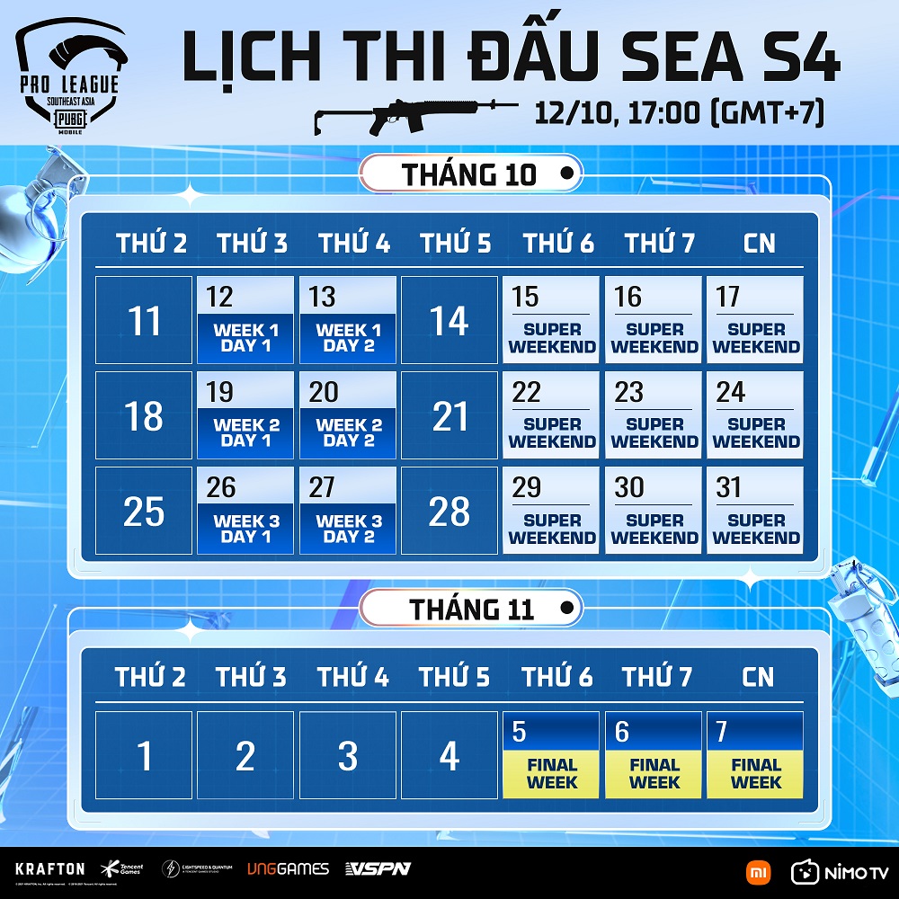 PMPL Sea Championship S4 schedule: Hope D'Xavier and V Gaming - Photo 1