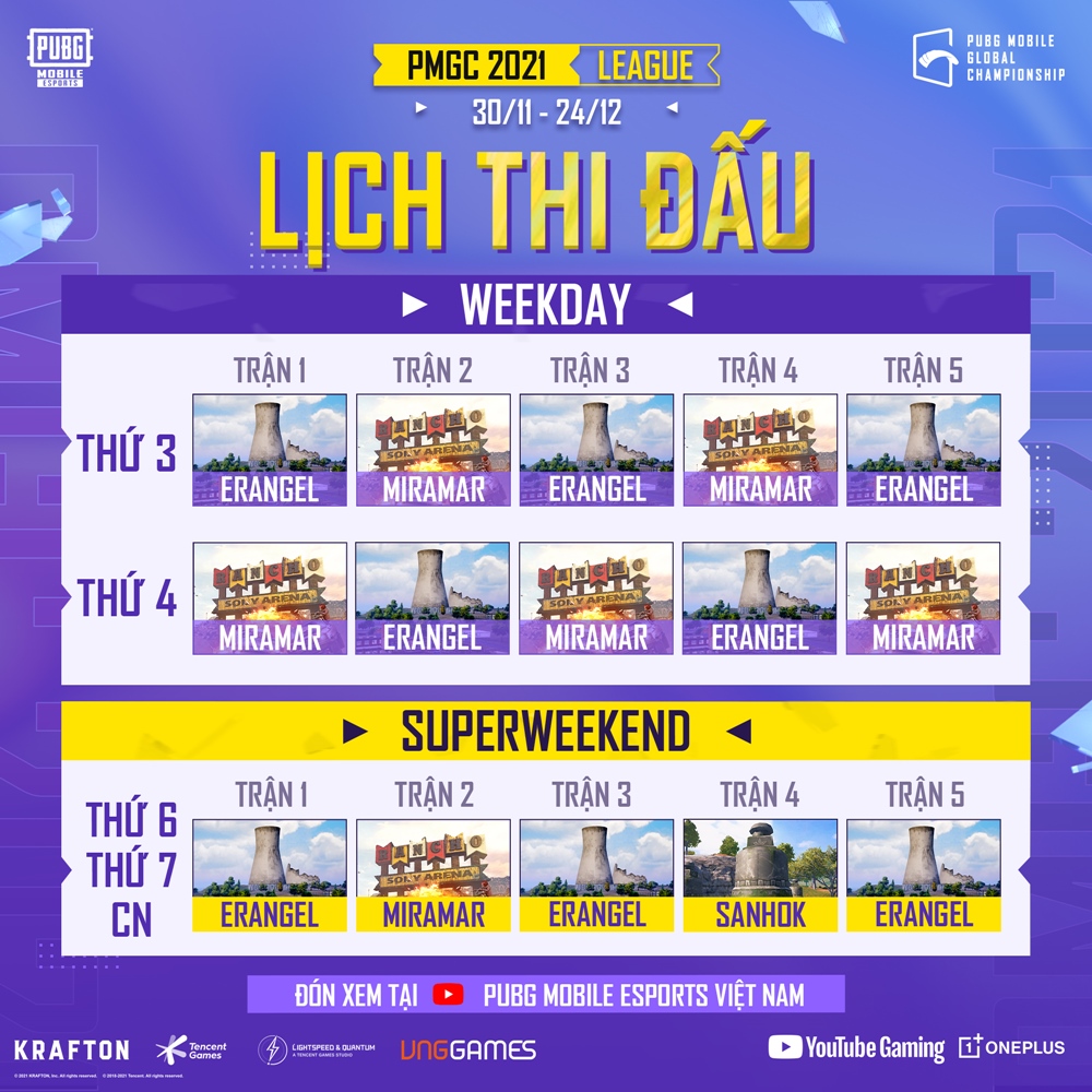 PUBG Mobile PMGC World Final Schedule 2021 - Photo 1