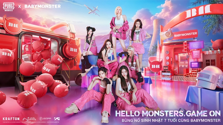 PUBG Mobile cooperates with the Babymonster group, welcomes the 7 -year -old birthday to explode - Photo 1
