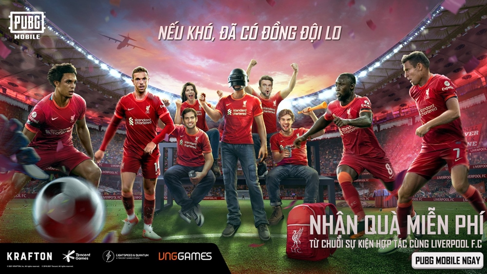 PUBG Mobile officially cooperates with Liverpool - Photo 1