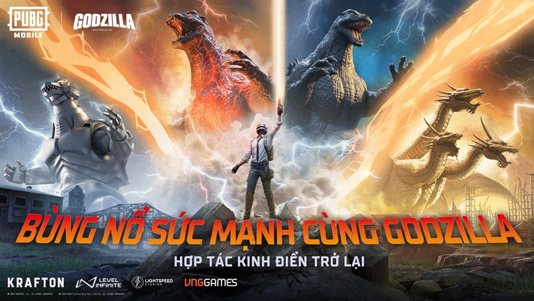 PUBG Mobile welcomes the 'monster king' Godzilla back in the new cooperation - Photo 1