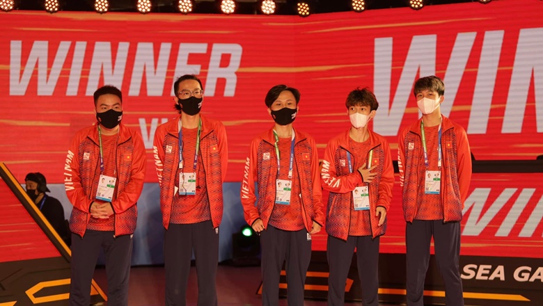 SEA GAMES 31: Destroy Singapore, Vietnam monopolized the top of Group A - Photo 1