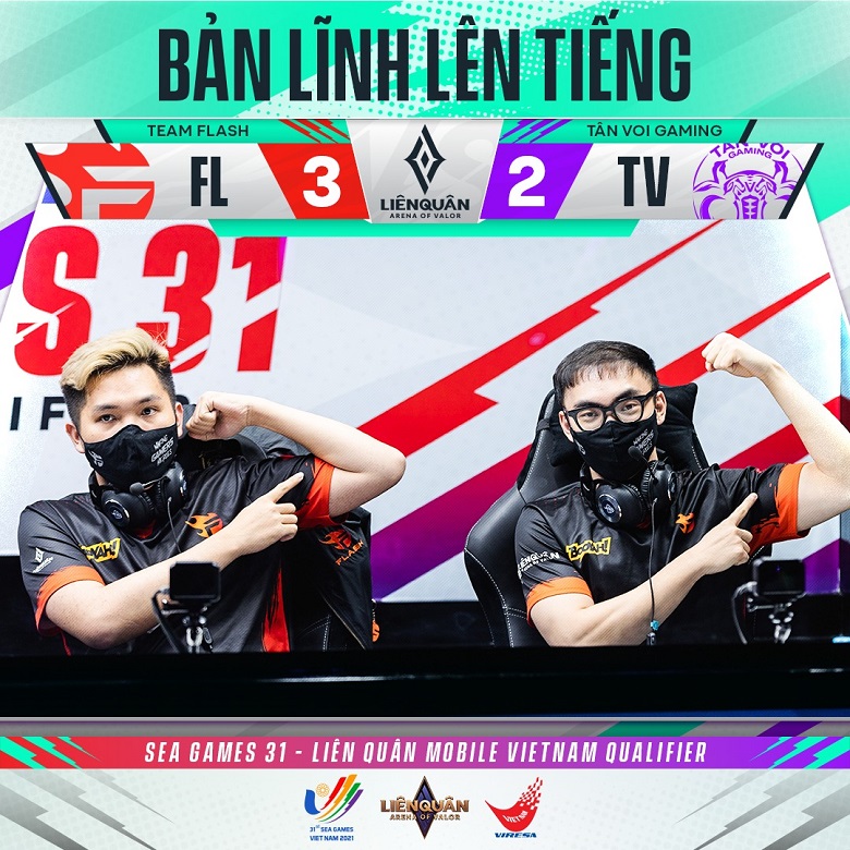 SEA GAMES SELECTION Round 31 Lien Quan Mobile: Team Flash upstream Lower Elephant - Photo 1