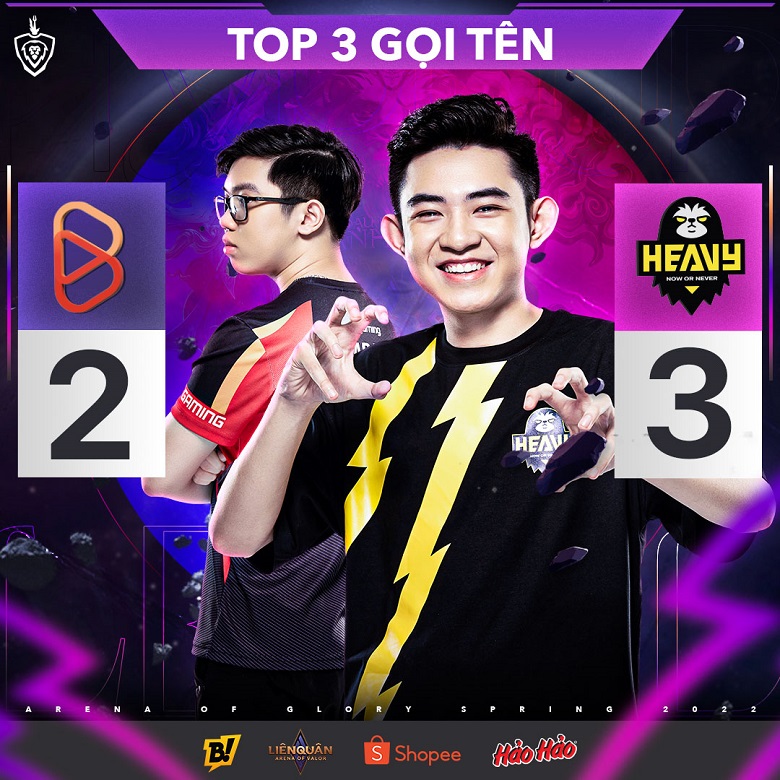 Spring DV 2022: Heavy won an unbelievable reverse before the box gaming box, reaching the top 3 - Photo 1