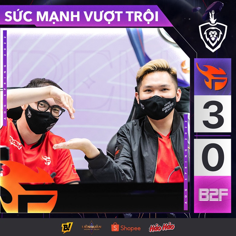 Spring DV 2022: Team Flash easily destroys B2F Gaming - Photo 1