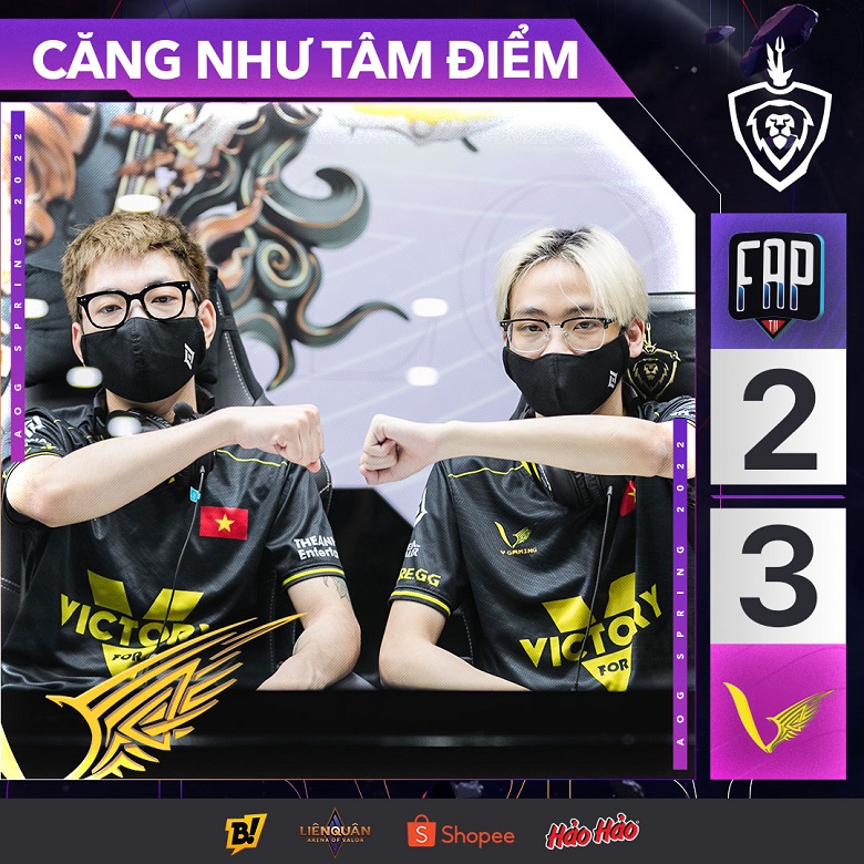 Spring DV 2022: V Gaming 'sucks dead' before FAP Esports - Photo 1