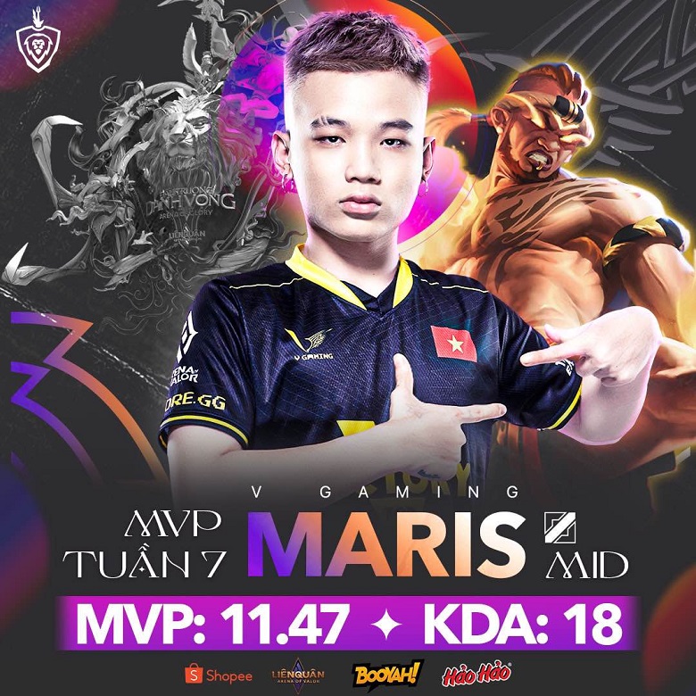 Spring DV 2022: V Gaming Maris won MVP Week 7, Difference Top 2 - Photo 1